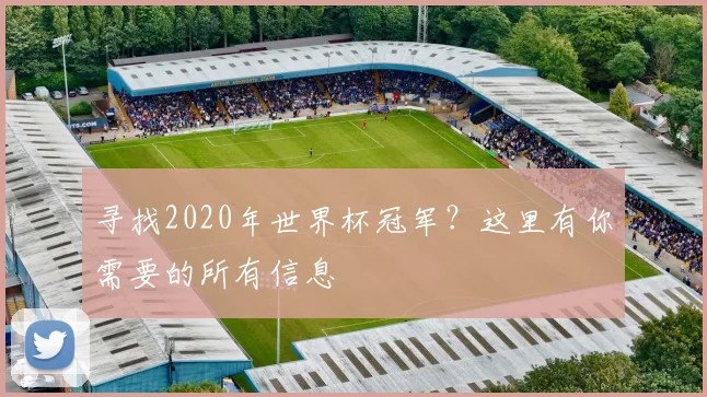 寻找2020年世界杯冠军?这里有你需要的所有信息