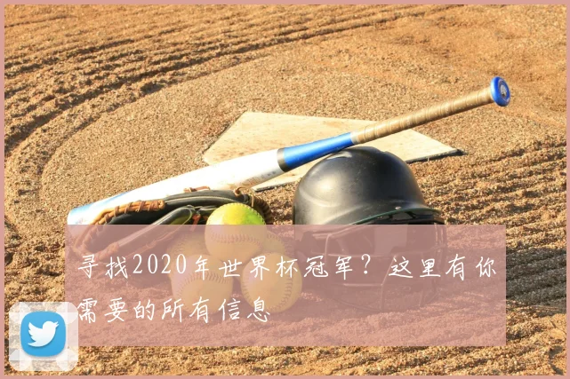 寻找2020年世界杯冠军?这里有你需要的所有信息